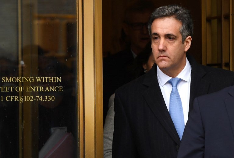 Michael Cohen, exabogado de Trump