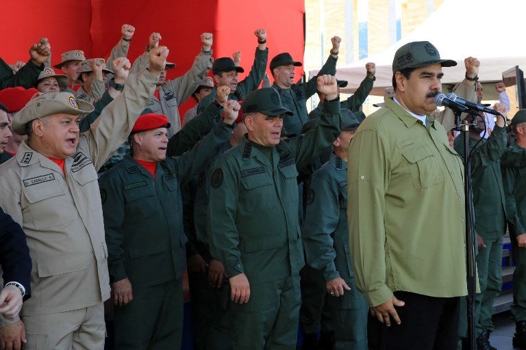 Nicolás Maduro en un acto oficial