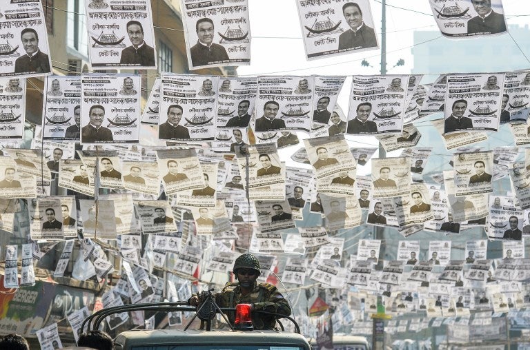 Jornada de elecciones en Bangladés