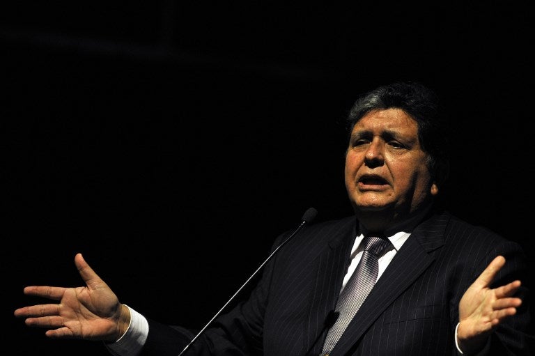 Expresidente de Perú, Alán García