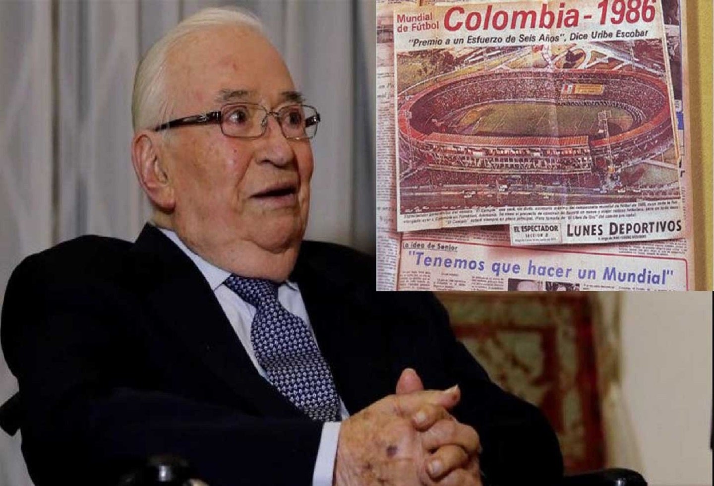 Belisario Betancur, expresidente de Colombia, le dijo que 'no' al Mundial de Fútbol
