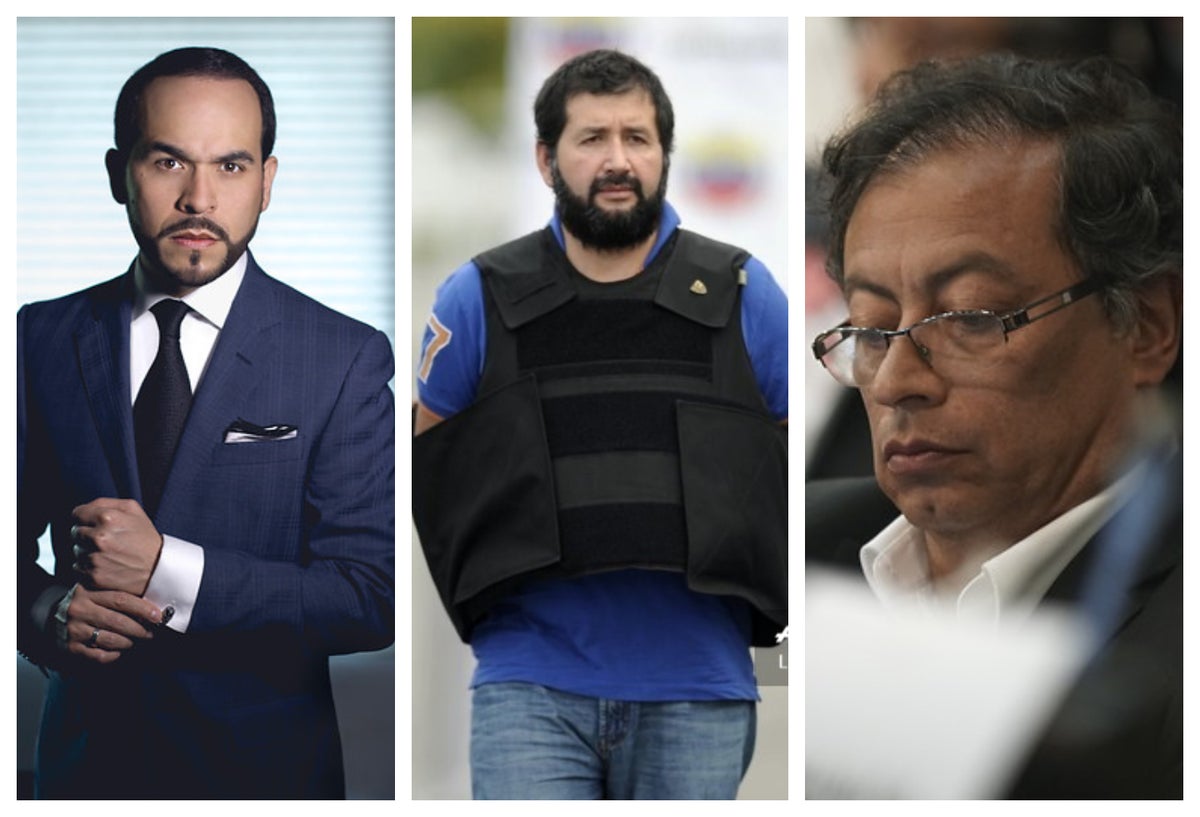 El abogado Abelardo de la Espriella, el narcotraficante Daniel Herrera y el senador Gustavo Petro