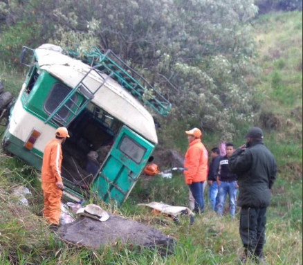 Accidente en zona rural de San Mateo (Boyacá) dejó seis muertos