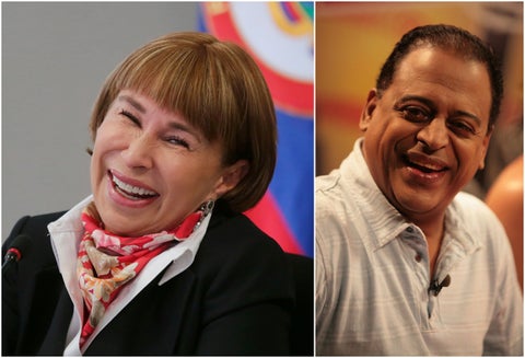 Alicia Arango y Wilfrido Vargas