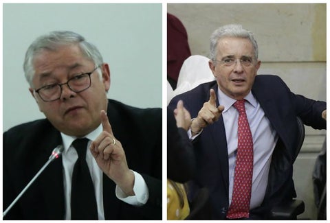 Magistrado José Luis Barceló y Álvaro Uribe de pelea por un tuit