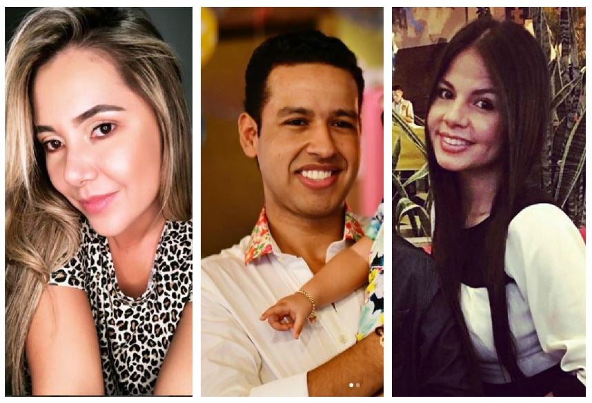 Dayana Jaimes y Caya Varón, las dos esposas de Martín Elías.