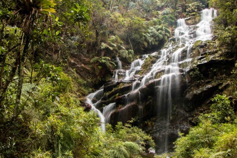 La Cascada de las Delicias está ubicada en los cerros orientales de Bogotá