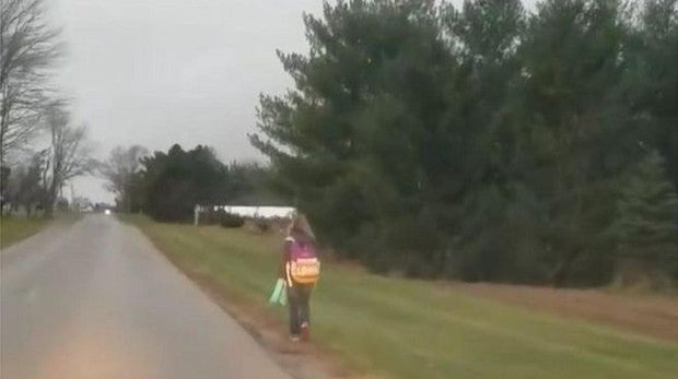 Castigo niña en Ohio