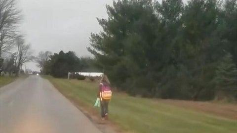 Castigo niña en Ohio
