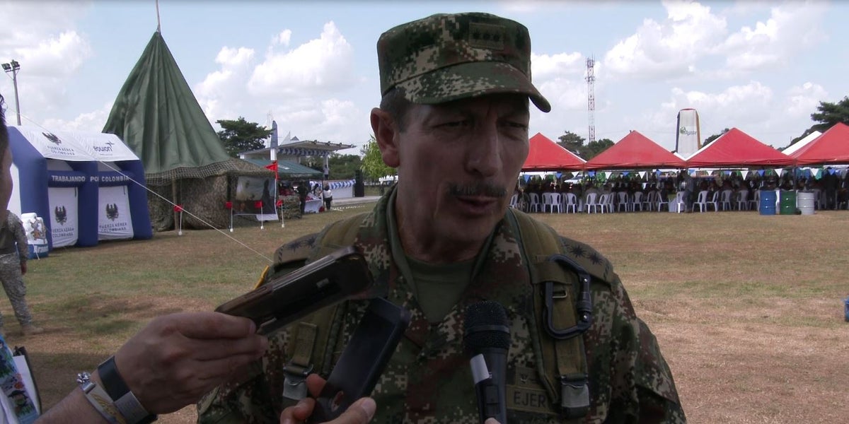 Nicacio Martínez, comandante del Ejército Nacional en su balance del operativo que dio con la muerte de alias Guacho.