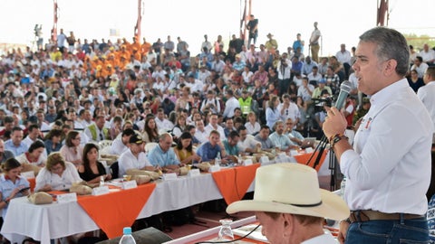 El presidente Iván Duque en San José del Guaviare