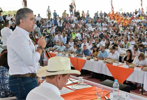 El presidente Iván Duque en San José del Guaviare