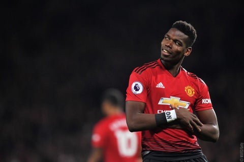 Paul Pogba, volante francés del Manchester United