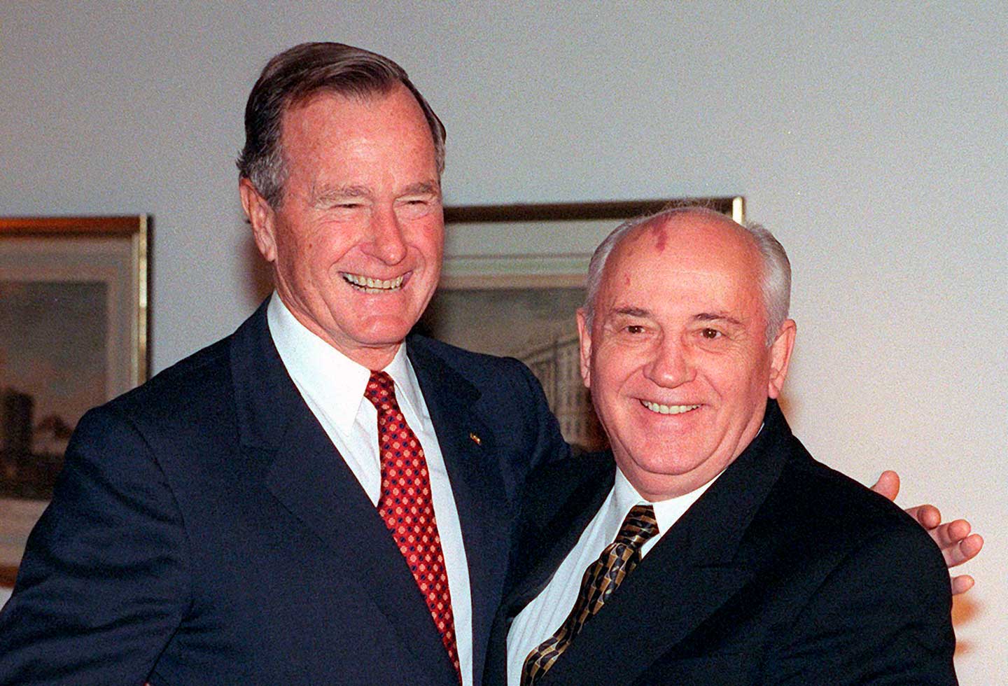 George H.W. Bush y Mijaíl Gorbachov fueron claves para el fin de la guerra fría