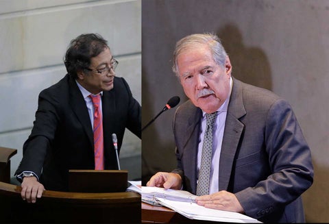 Gustavo Petro y Guillemo Botero