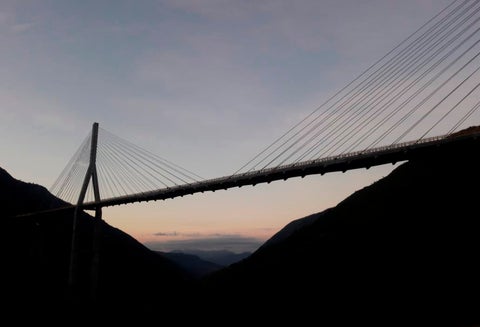El puente Hisgaura, en Santander