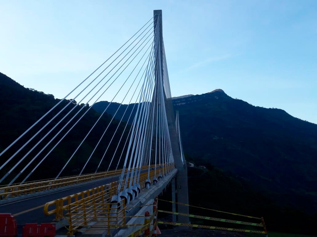 El puente Hisgaura, en Santander