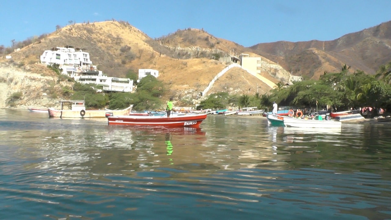 Balneario de Taganga en Santa Marta