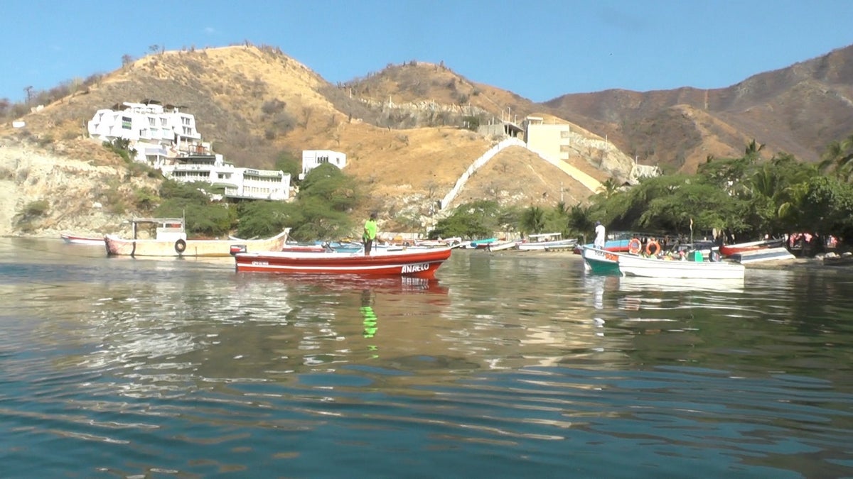 Balneario de Taganga en Santa Marta