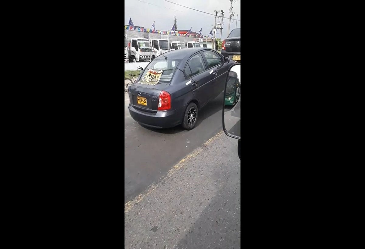 Imprudencia de grúa