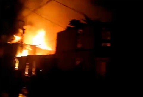 Incendio en El Cairo, Valle del Cauca, afectó varias viviendas