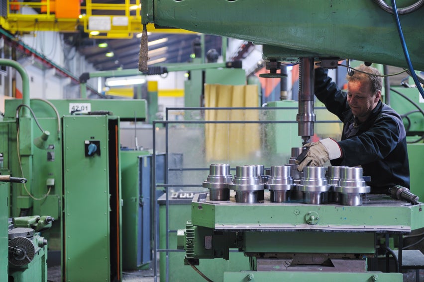 Trabajador en una empresa