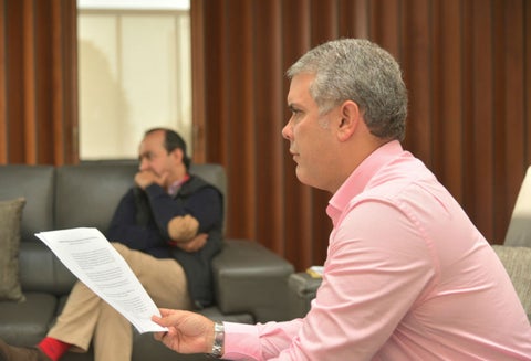 El presidente Iván Duque