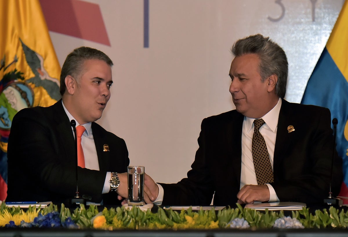 Iván Duque y Lenín Moreno