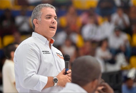 Iván Duque, presidente de Colombia