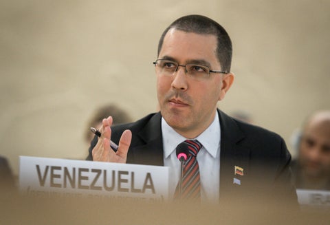 Jorge Arreaza, canciller venezolano