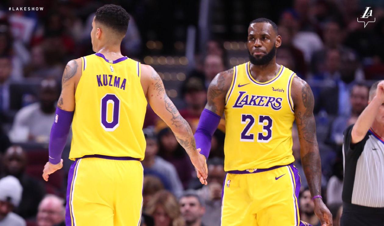 Kuzma y LeBron