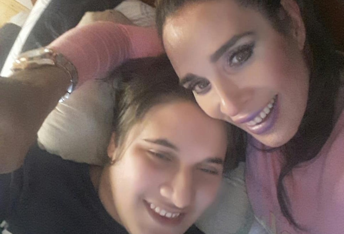 Lully Bossa y su hijo Ángelo