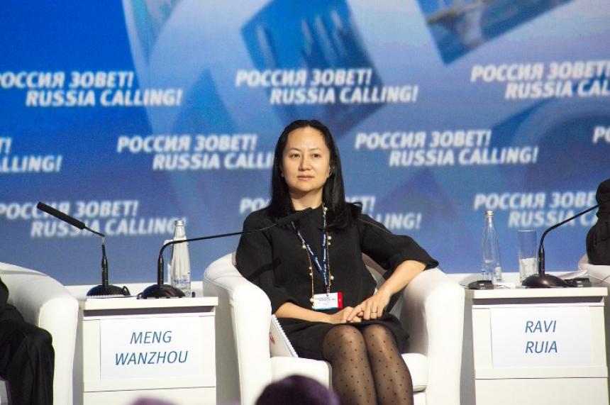 Meng Wanzhou, directora financiera de Huawei