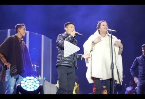 Nairo Quintana y Carlos Vives