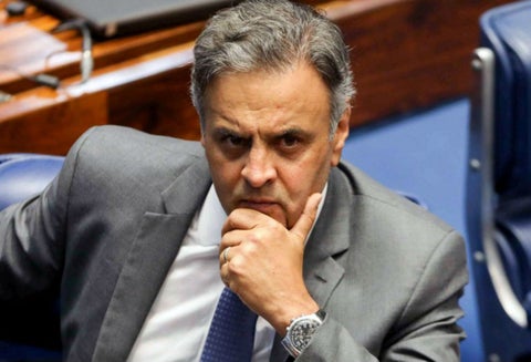 Aecio Neves, excandidato presidencial en Brasil.