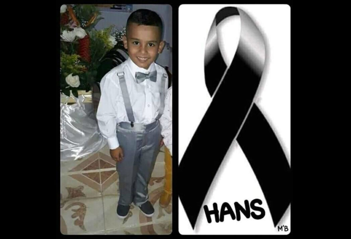 Hans, niño desaparecido en Caldas