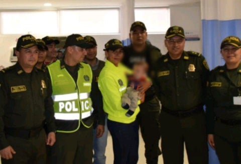 Menor rescatado de Soacha