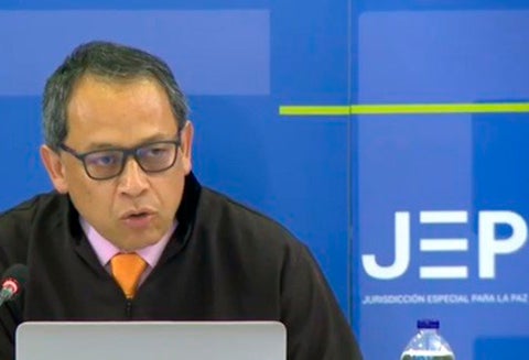Pedro Díaz Romero, magistrado de la JEP