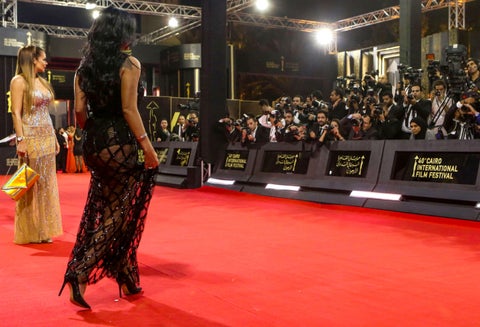 La actriz egipcia Rania Youssef, protagonista del escándalo en su país