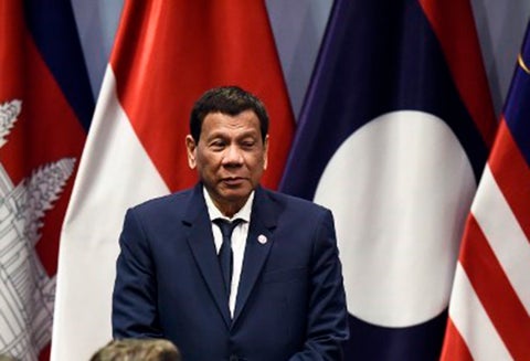 Rodrigo Duterte, presidente de Filipinas