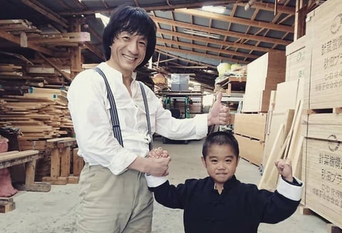 Ryusei Imai y Jackie Chan