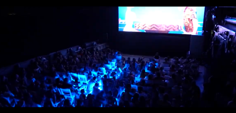 Sala de cine al aire libre