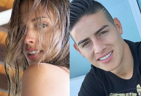 Shannon de Lima y James Rodríguez