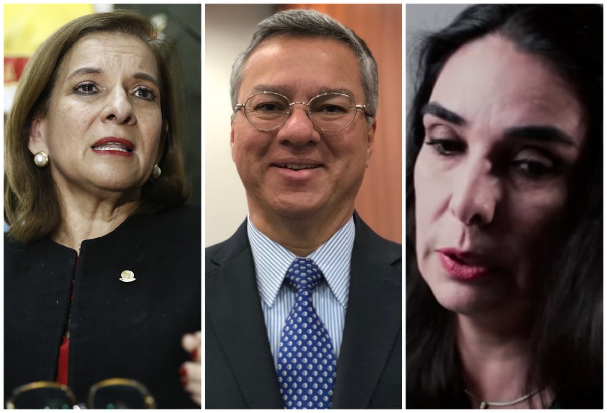Margarita Cabello, Leonardo Espinosa y Clara María González
