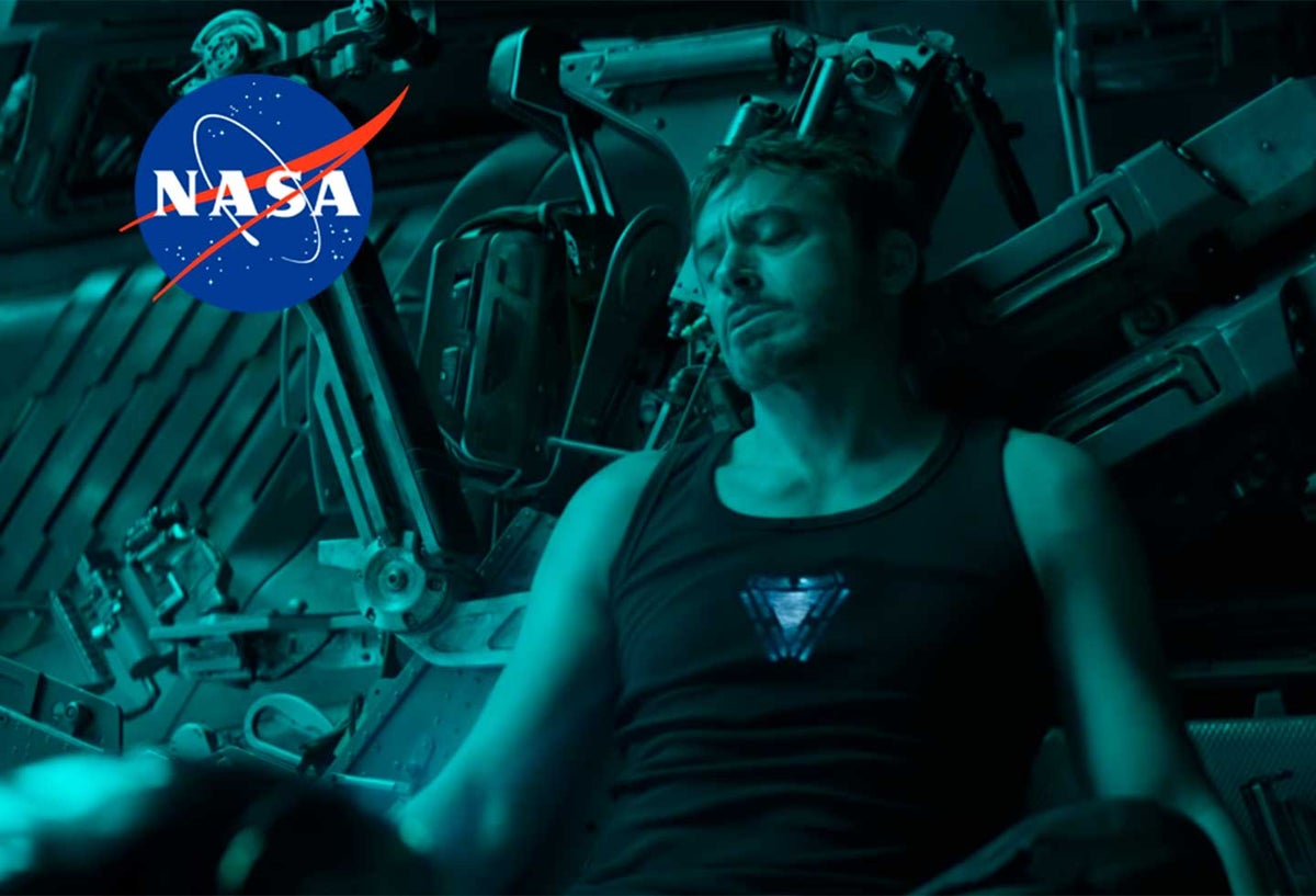 Tony Stark atrapado en una nave espacial