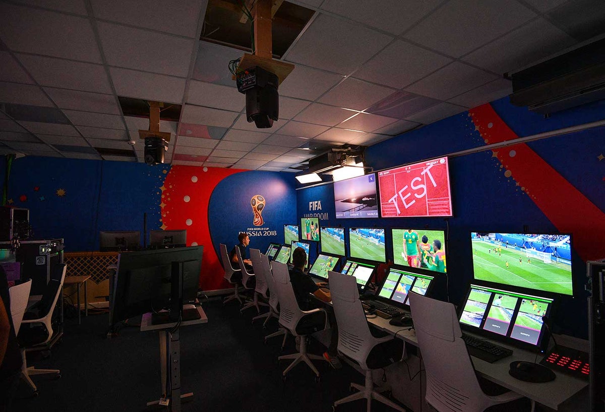 VAR se utilizó en el mundial de Rusia 2018