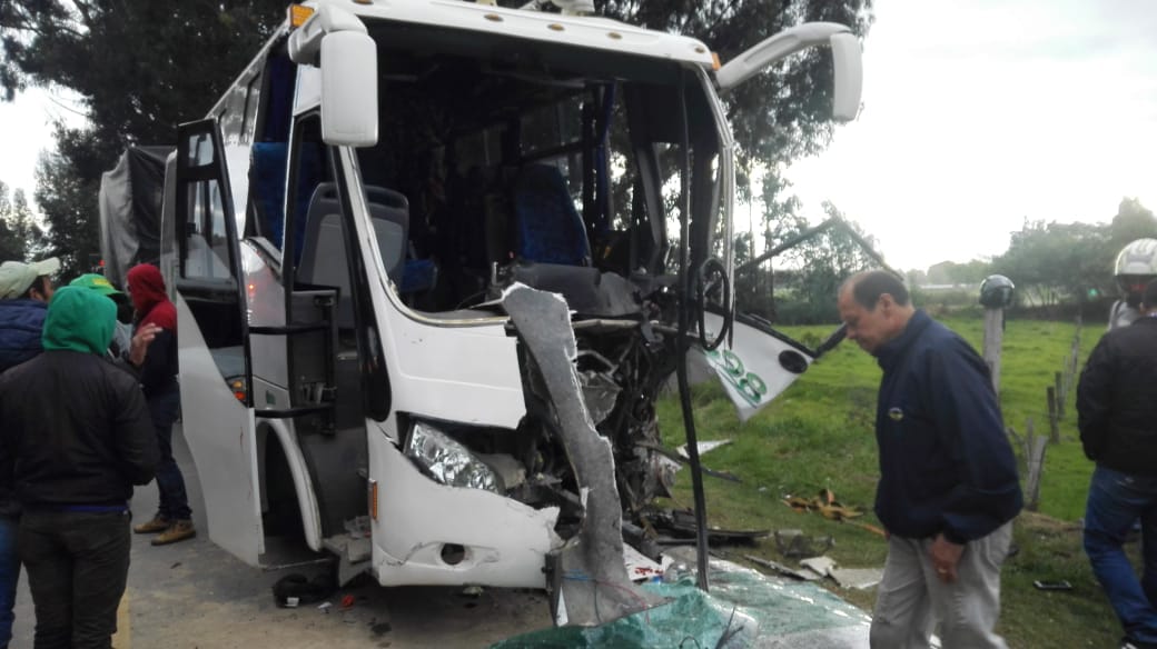 Accidente en la vía Ubaté - Simijaca