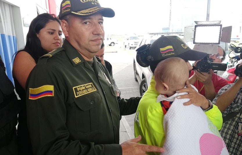 Ángel Smith Ortega Morena, bebé Soacha