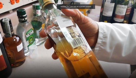 Así es el whisky adulterado