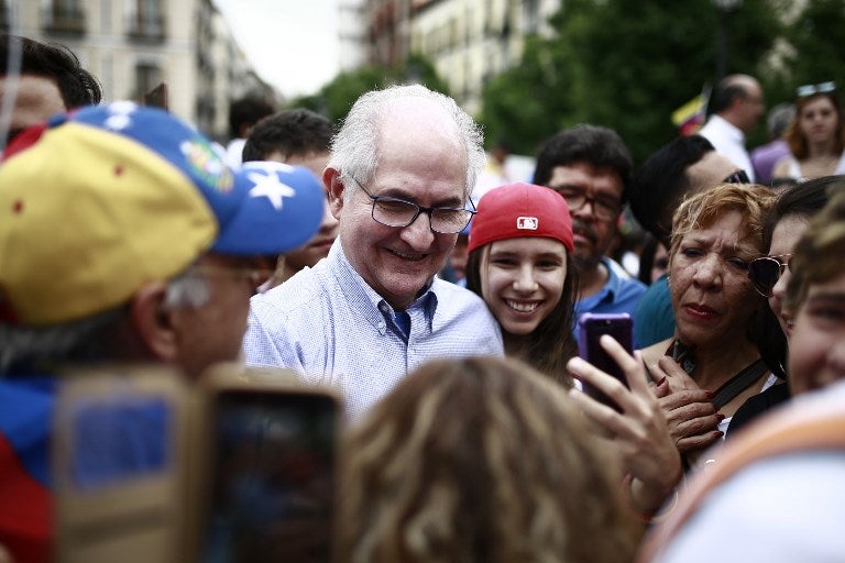 Antonio Ledezma, uno de los principales opositores del gobierno de Maduro